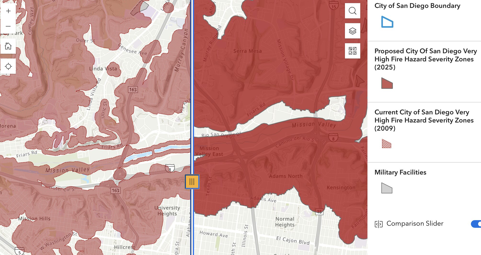New Fire Hazard Zone Map